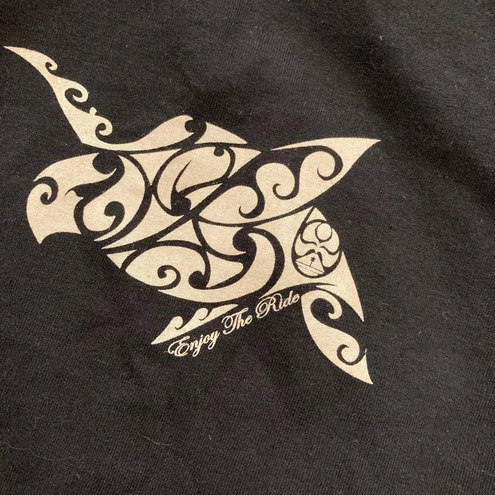 NWT Hawaiian Island Creations HIC black Honu turtle surf T-Shirt XL Enjoy Ride - Picture 5 of 6